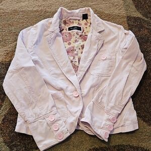 Nicole Miller Light Pink Corduroy Blazer